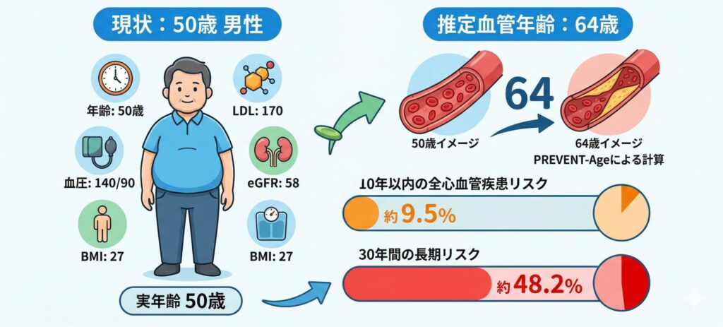 本当の心筋梗塞のリスク