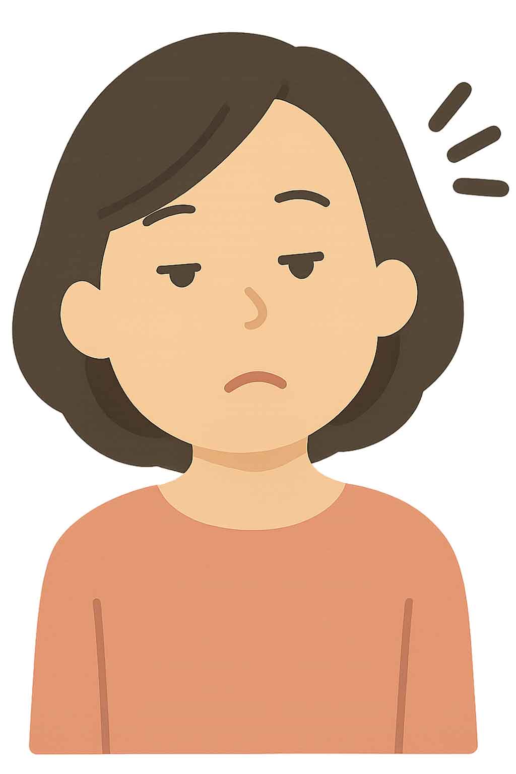 あきれた 女性