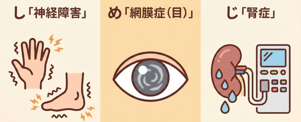 しめじ 糖尿病の合併症