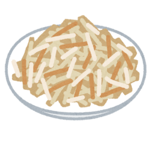 ごぼうサラダのイラスト
