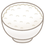白米のイラスト
