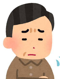 血糖値に悩む男性